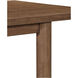 Arden 82.7 X 40 inch Brown Dining Table